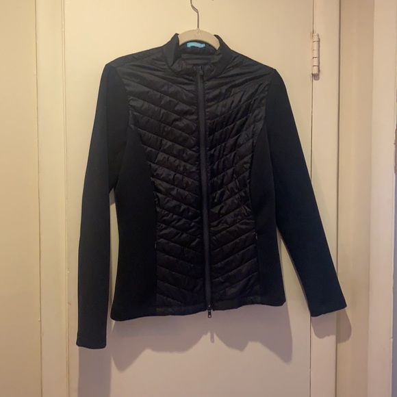 Navy blue quilt jacket - Picture 3 of 5